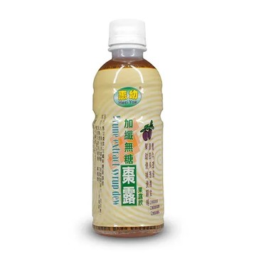 惠幼 加纖無糖棗露 330ml 果露飲 幫助排便順暢 體內環保