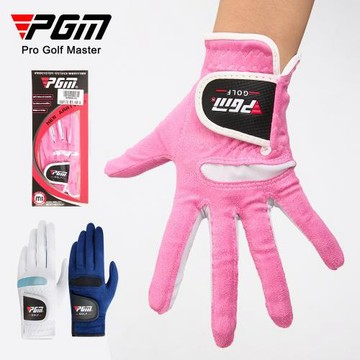 PGM跨境熱銷高爾夫手套女士超纖布手套運動手套柔軟透氣雙手