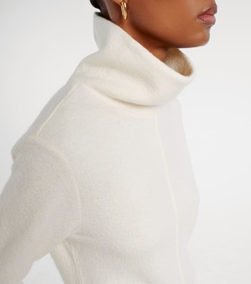 Xu Zhi Paneled wool-blend maxi dress