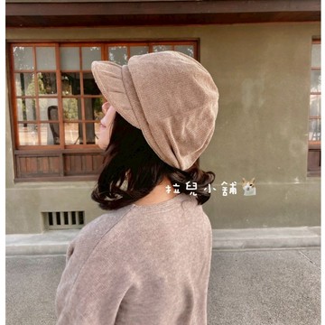 「拉兒小舖」台灣現貨-🌸日本單 韓  高品質 報童帽  貝蕾帽 八角帽 貝雷帽 包頭帽 月子帽 堆堆帽