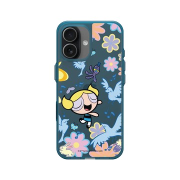 iPhone 17 Clear (相機按鈕) 夜幕藍 - The Powerpuff Girls 飛天小女警 - 泡泡