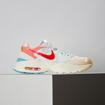 Nike Air Max Fusion 女鞋 白橘 復古 簡約 氣墊 避震 休閒鞋 DJ0034-161