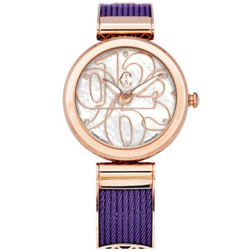 CHARRIOL FOREVER 夏利豪數字遊戲繽紛紫FE32.A02.002x32mm