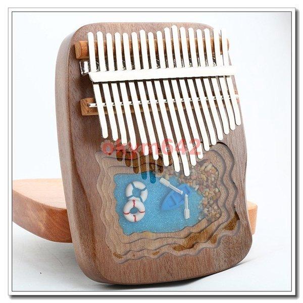 カリンバ Kalimba　17音 親指ピアノ 初心者向け ムビラ チューニングハンマー バッグ付き 伝統的 アフリカ楽器 民族楽器 子供用 大人用