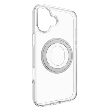 MAGEASY MagStand 360 M with Ring Holder 指環支架防摔手機殼  iPhone 16 Plus  透明色
