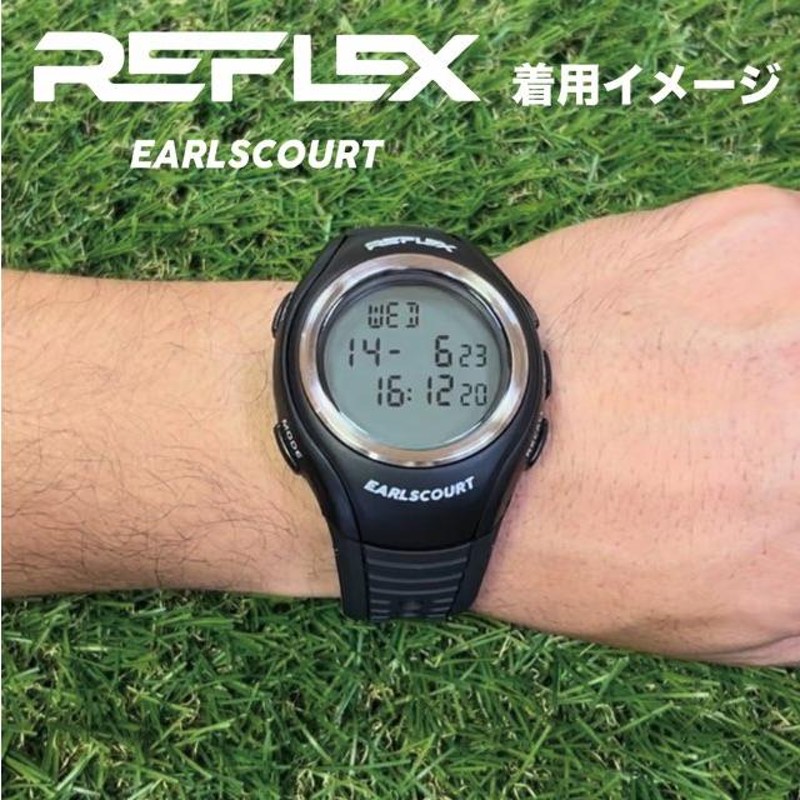 アールズコート（Earls Court） レフリーウォッチ REFLEX 腕時計 アクセサリー サッカー フットサル 多機能 審判用 ブラック  EC-R008 | LINEブランドカタログ