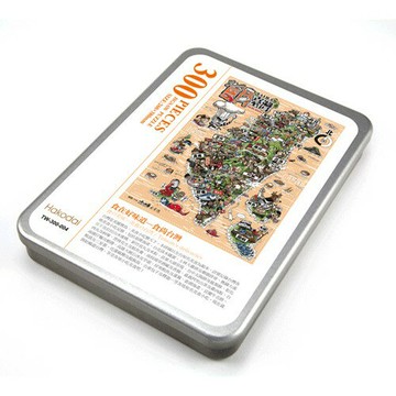 台旺文創 - 食在好味道—食尚台灣 台灣製 300片拼圖 鐵盒拼圖 TW-300-004