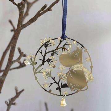 【PLUTO Design】銀色小不點初雪掛飾/moomin