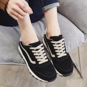 2025春秋季新款ins潮鞋子運動鞋百搭內增高老爹鞋平底休閑女單鞋