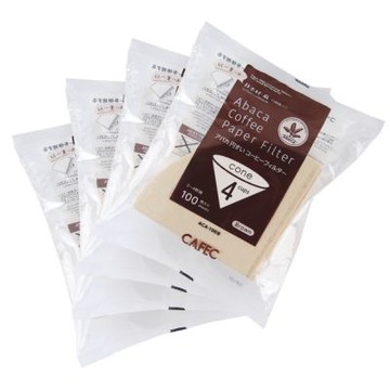 日本三洋 V形無漂白麻纖102濾紙(1-4人)400枚入