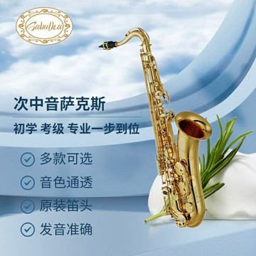 正品SABULKA次中音薩克斯降B調薩克斯風管樂器初學考級 演奏 成人 BOZV
