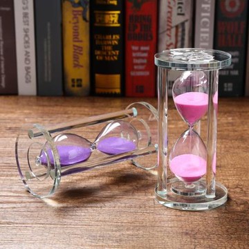 水晶沙漏//分鐘計時器流沙裝飾情人生日創意擺件