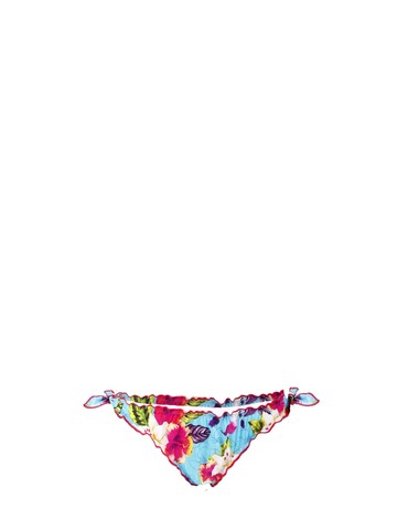MC2 Saint Barth Woman Cheeky Swim Briefs With Ibiscus Pattern