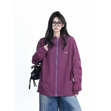 【坐吃山空】夏季新款戶外輕薄防曬衣女oversize寬松防紫外線外套