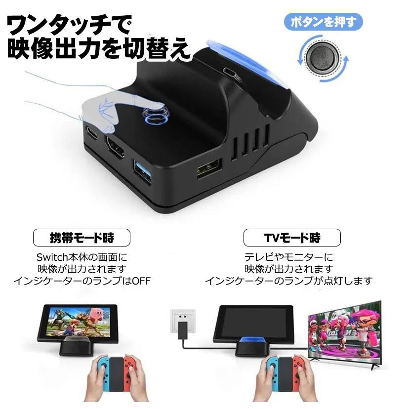 4in1 Switchドック 多機能 【LANアダプター for Switch 適切な価格