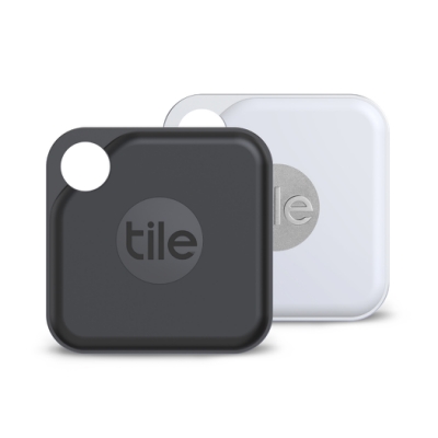 Tile 防丟小幫手-Pro 2.0 雙入組(可換電池) / 黑色+白色