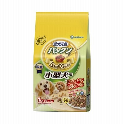 ゲインズパックン 小型犬用 ビーフ ささみ 緑黄色野菜 小魚入り 1kg 通販 Lineポイント最大get Lineショッピング