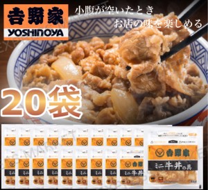 吉野家 ミニ牛丼の具 20袋セット