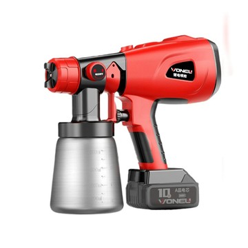 電動噴漆槍 【律電】1298000H一電7銅嘴 小型電動噴漆槍 家用鋰電噴漆壺 乳膠漆神器