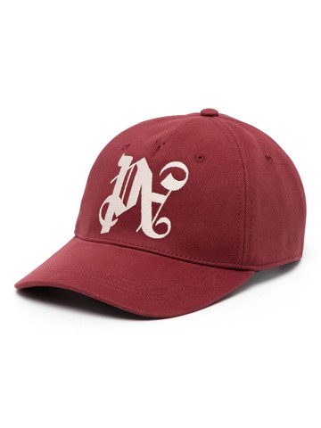 Palm Angels - monogram-embroidered baseball cap - men - Cotton/Polyester - One Size