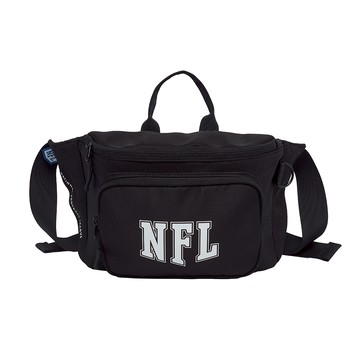 NFL 胸肩包/腰包 防潑水  黑色  均碼