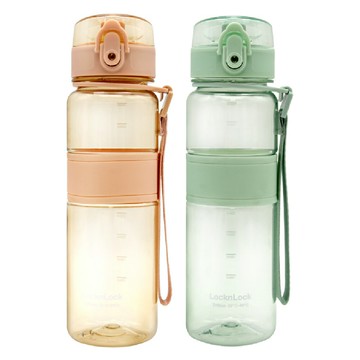 LocknLock 樂扣樂扣 優質BisFree 耐熱 隨身 冷水瓶 彈跳蓋 附掛帶 500ml /個  ABF-531系列