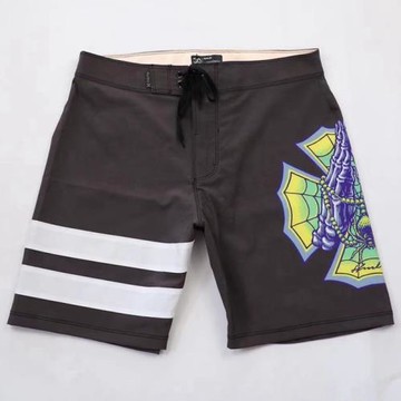 男子健體短褲速干沙灘褲五分褲薄款運動褲寬松休閑中褲大褲衩E539