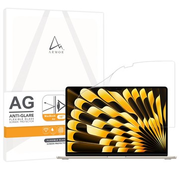 ARMOR MacBook Air 15 (M4/M3/M2) 軟性玻璃防眩光螢幕保護貼