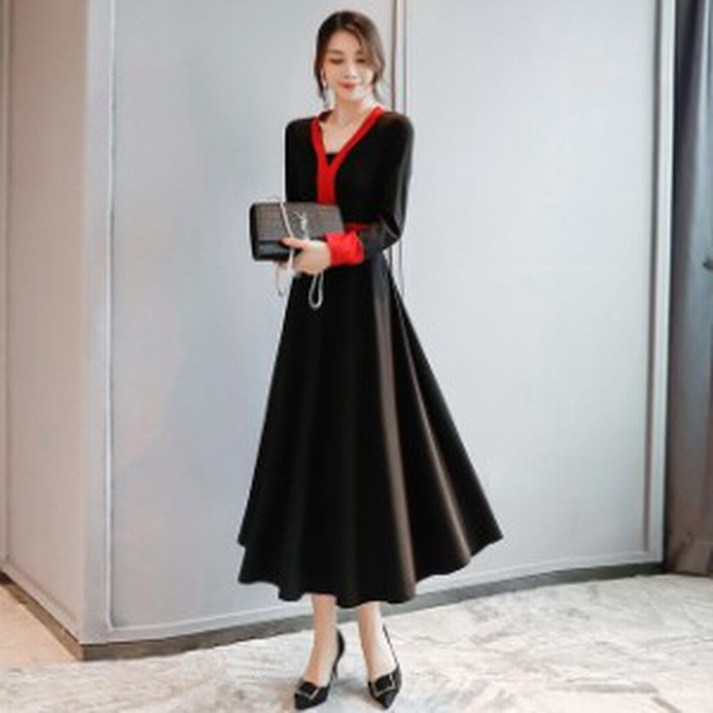 ドレス ロングドレス ロングワンピース 大きいサイズ Vネック 無地 シンプル Aライン ロング丈 レディース 通販 Lineポイント最大1 0 Get Lineショッピング