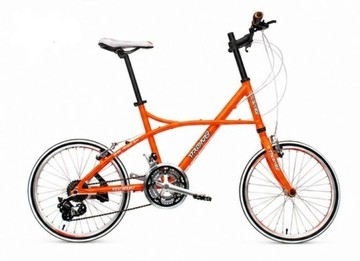 《飛馬》20吋海豚小徑車 21速 451輪組 橘色 520-40-3
