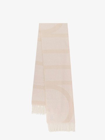 Monogram virgin wool scarf - TOTEME - gender_Woman