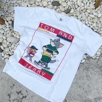 Modern 線上商店oldschool潮流港風短袖五分袖元氣男女情侶裝T恤