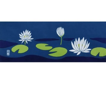 日本職人手工注染手拭巾－睡蓮