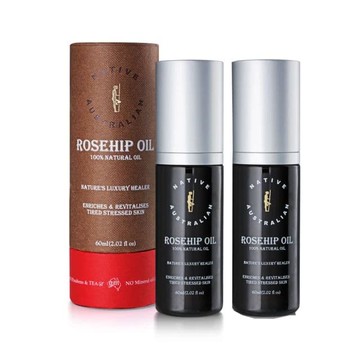 【澳洲 Native】專業等級-純野玫瑰果油(2 入組 60ml/瓶)