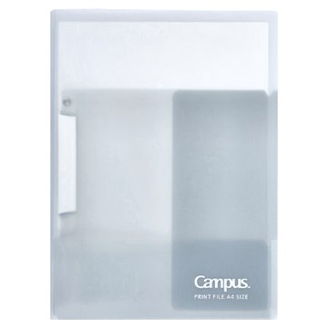 KOKUYO 國譽 Campus A4反摺式便利文件夾，文件資料夾二合一，內袋設計  霧灰色  1個
