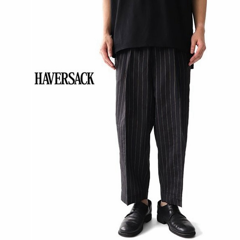 Haversack ハバーサック ピンストライプ シルクパンツ ワイドパンツ メンズ 通販 Lineポイント最大0 5 Get Lineショッピング