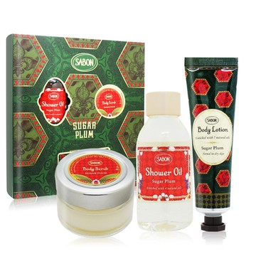 Sabon 胡桃鉗幻遊三部曲禮盒 沐浴油100ml 身體磨砂膏60g 身體乳液50ml 國際航空版 Yahoo奇摩購物中心 Line購物