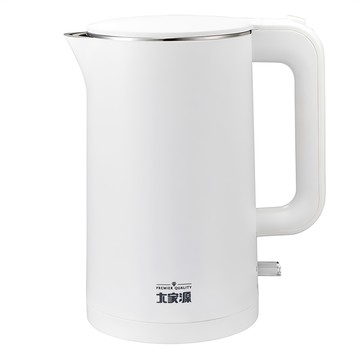 大家源 雙層防燙快煮壺 1100W 快速煮沸 304不鏽鋼安全材質 1.8公升 無縫內裝  TCY-261807