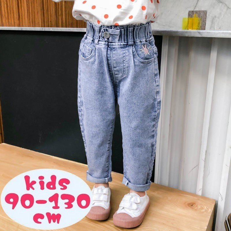 ロングパンツ 長ズボン キッズ ベビー 子供服 女の子 男の子 ボトムス デニム ジーンズ ジーパン テーパード ウエストゴム シンプル カジュアル  通販 LINEポイント最大GET | LINEショッピング