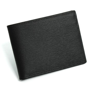 BLANC FLEUR 白芙蓉 時尚纖薄短夾  黑色的  10.5cm 寬 x 8cm 長 x 1cm 厚