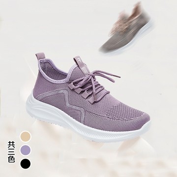 [韓國KW美鞋館]現貨37碼法式公主懒人鞋復古運動鞋(健走鞋/厚底鞋/慢跑鞋/休閒鞋)