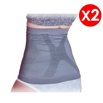 【京美】X銀纖維極塑護腰 2件組 //減壓保護//舒適耐穿