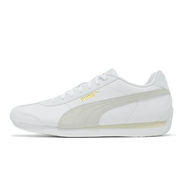 Puma 休閒鞋 Turin 3 Golazo 男鞋 女鞋 白 米白 皮革 復古小白鞋 情侶鞋
