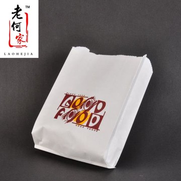 一次性goodfood防油紙袋薯條袋小吃袋食品包裝袋外賣打包袋100只