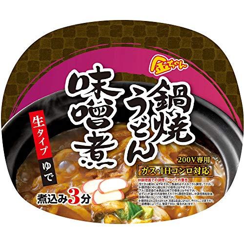 徳島製粉 金ちゃん鍋焼うどん味噌煮 215g×12個