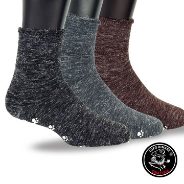 【老船長】001室內厚地止滑保暖毛襪-10雙入