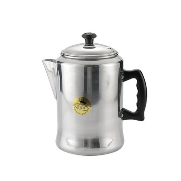 優樂悅~廠家直銷港式奶茶壺金冠咖啡壺沖茶壺拉茶壺鋁壺絲襪奶茶專用壺3L手沖壺 茶壺