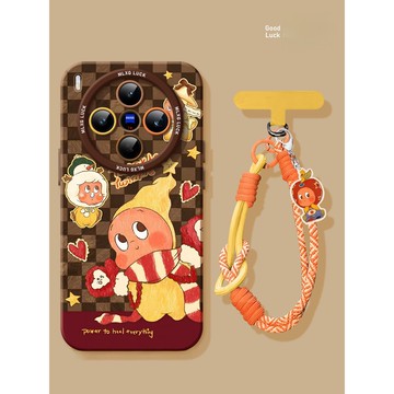 藍獅 格子星星人 vivo 手機殼｜適用 X300／X300 Pro／X200 Ultra｜新款 高級質感 防摔保護殼