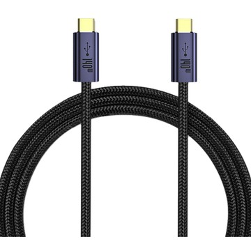 1m 原廠保固PD240W快充電量輕鬆滿格 【魔宙】Type-C to Type-C PD3.1 140W 快充充電傳輸線 1米