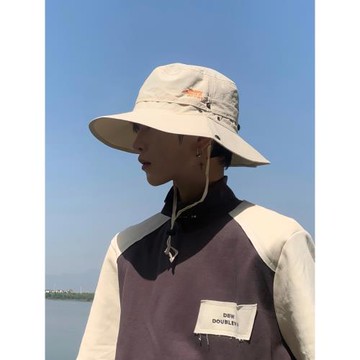 登山帽漁夫帽男夏季防曬帽男士遮陽太陽帽奔尼戶外牛仔釣魚帽速干